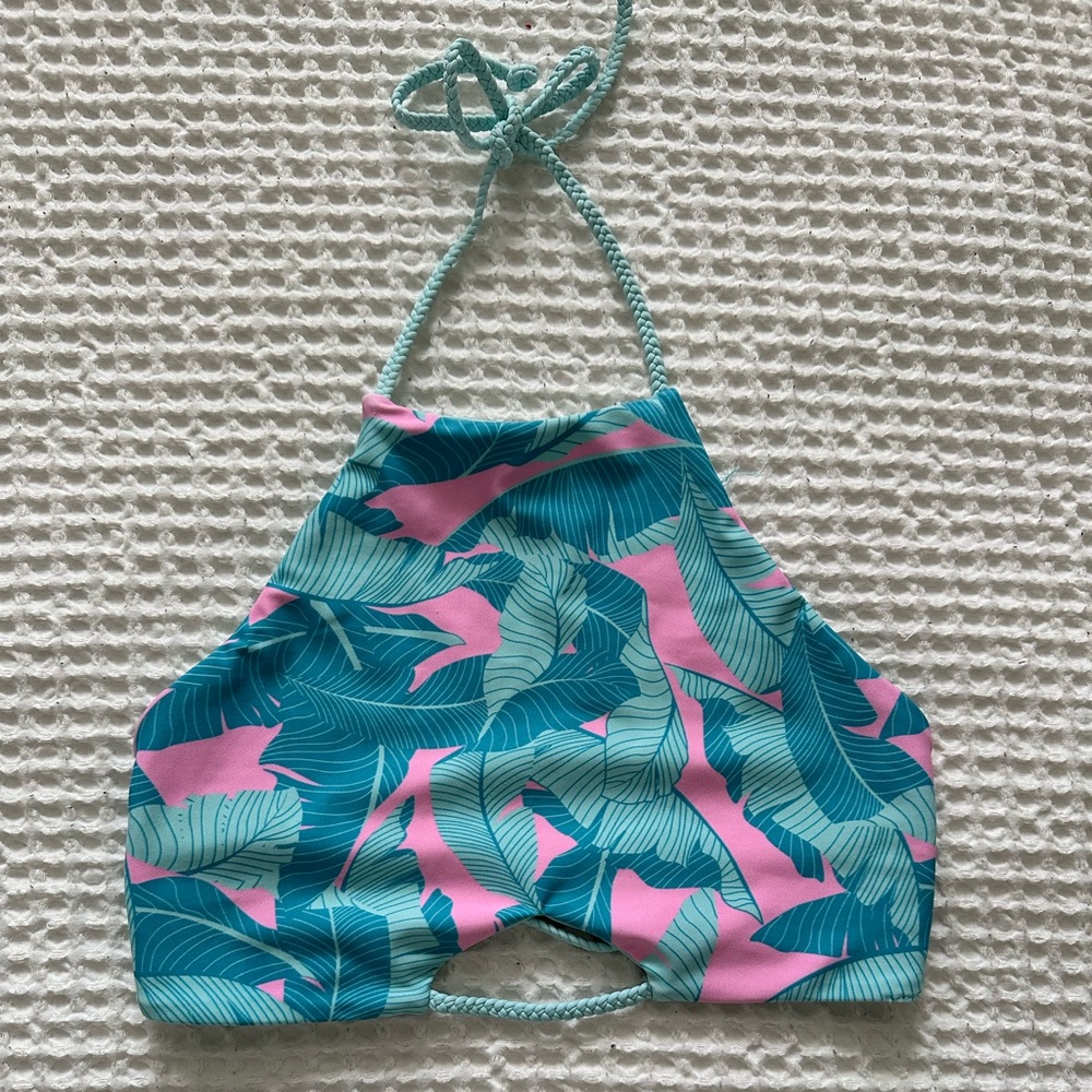 Cropped Swim Halter top from Revolve